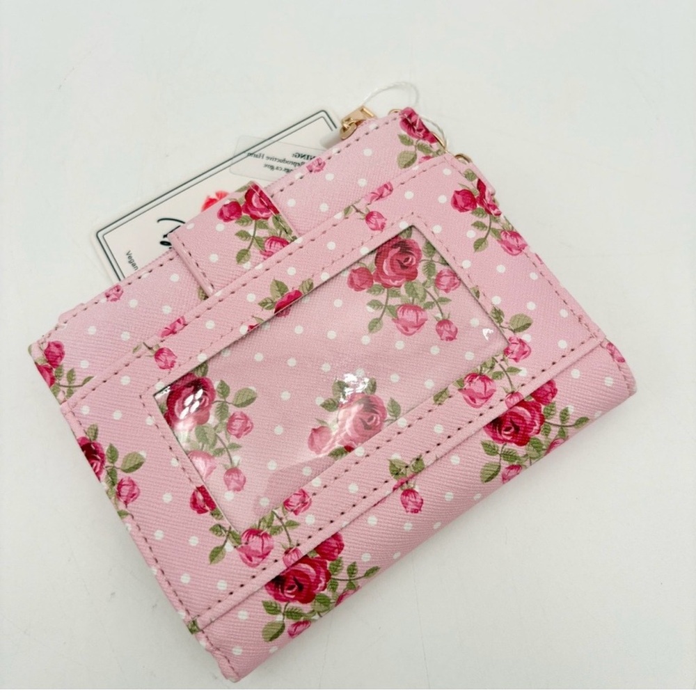 Blush & Crush floral wallet card holder NWT - Picture 2 of 6